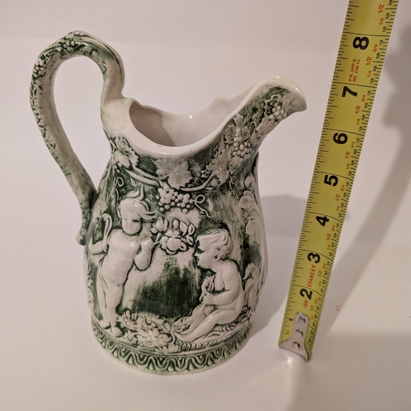 Vintage Green Glazed Pitcher, 1967 - Picture 3 of 7